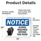 Signmission 10 in Height, 14 in Width, Vinyl Decal, Rectangle OS-2PACK-NS-D-1014-L-13121 - alternate 2